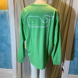 Vineyard Vines Long Sleeve T - Size Large - Green